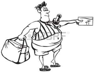 12888623-a-fat-man-came-on-holiday-to-the-sea-caricature